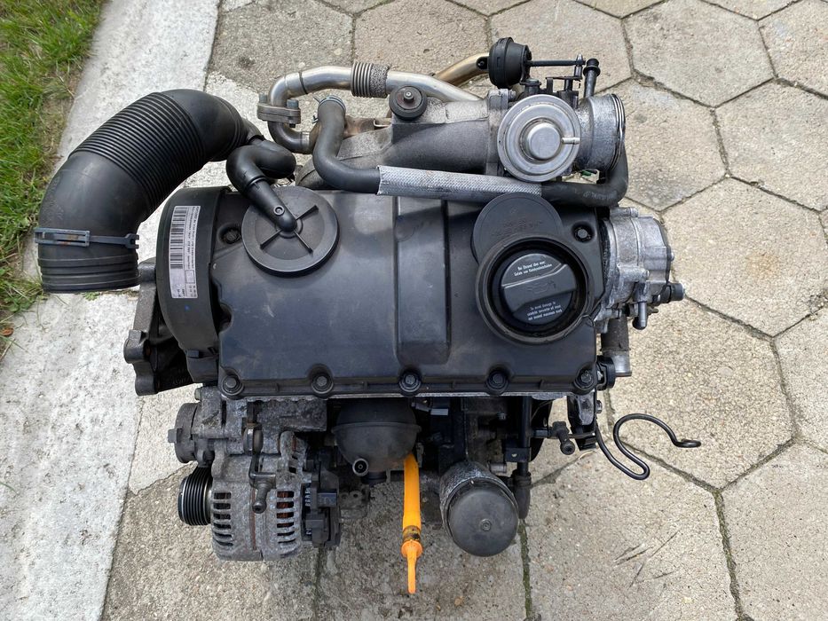 Silnik kompletny 1.9TDI AUY 115KM Sharan Alhambra słupek pompowtryski