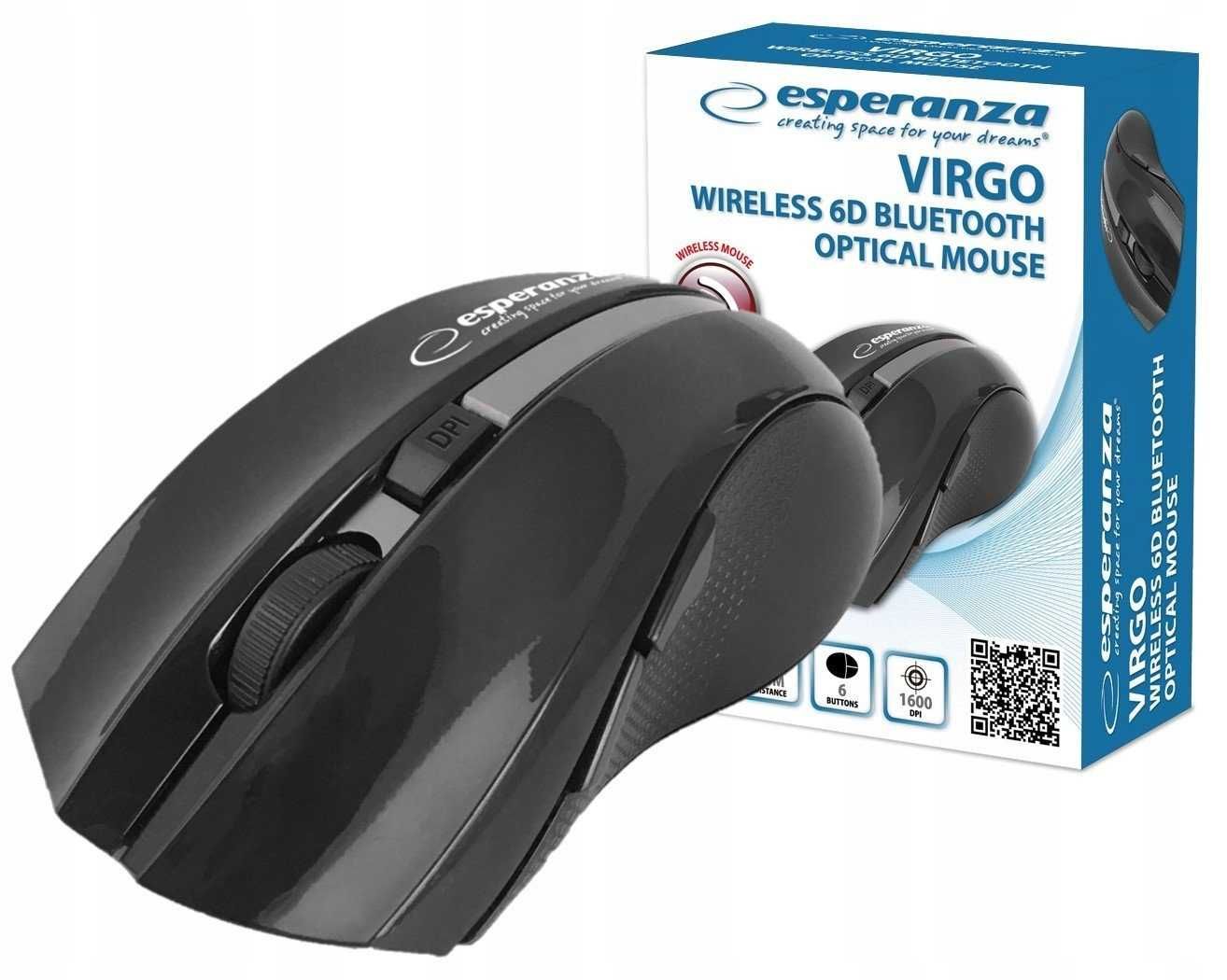 Myszka bezprzewodowa Esperanza VIRGO sensor optyczny