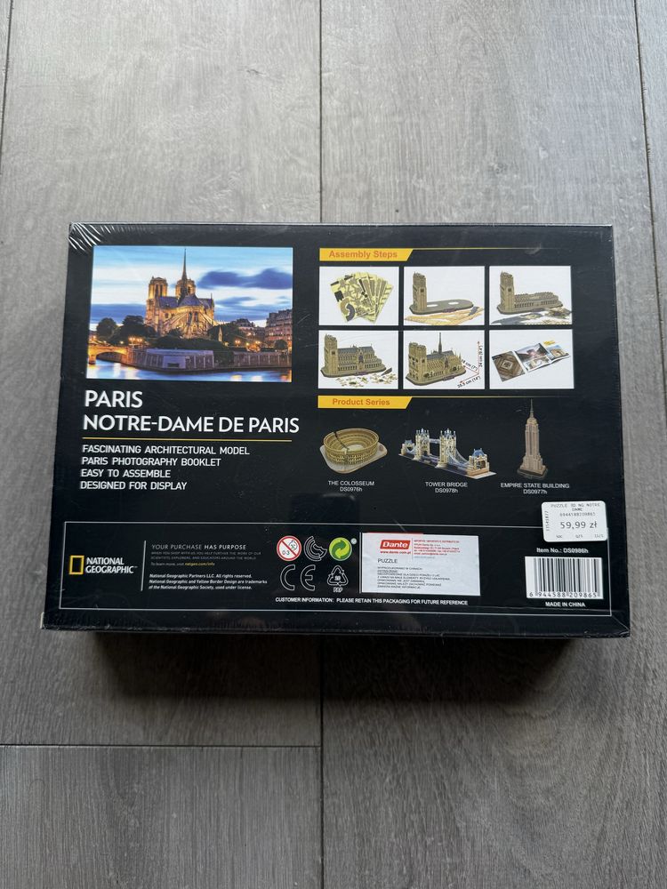 National Geographic Puzzle 3D Notre Dame
