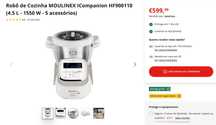Robot cozinha moulinex