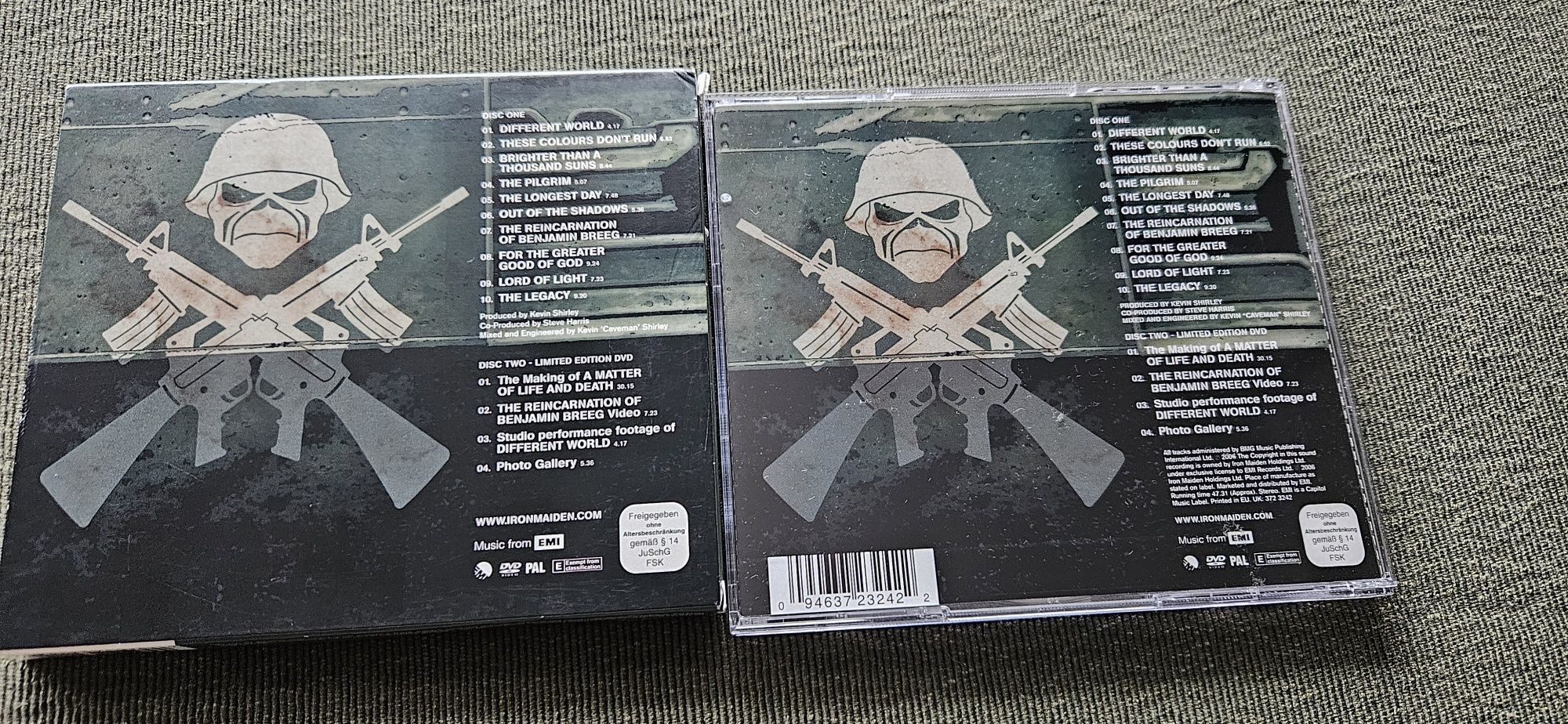 Iron Maiden  - A Matter of Live and Death. Cd + dvd.