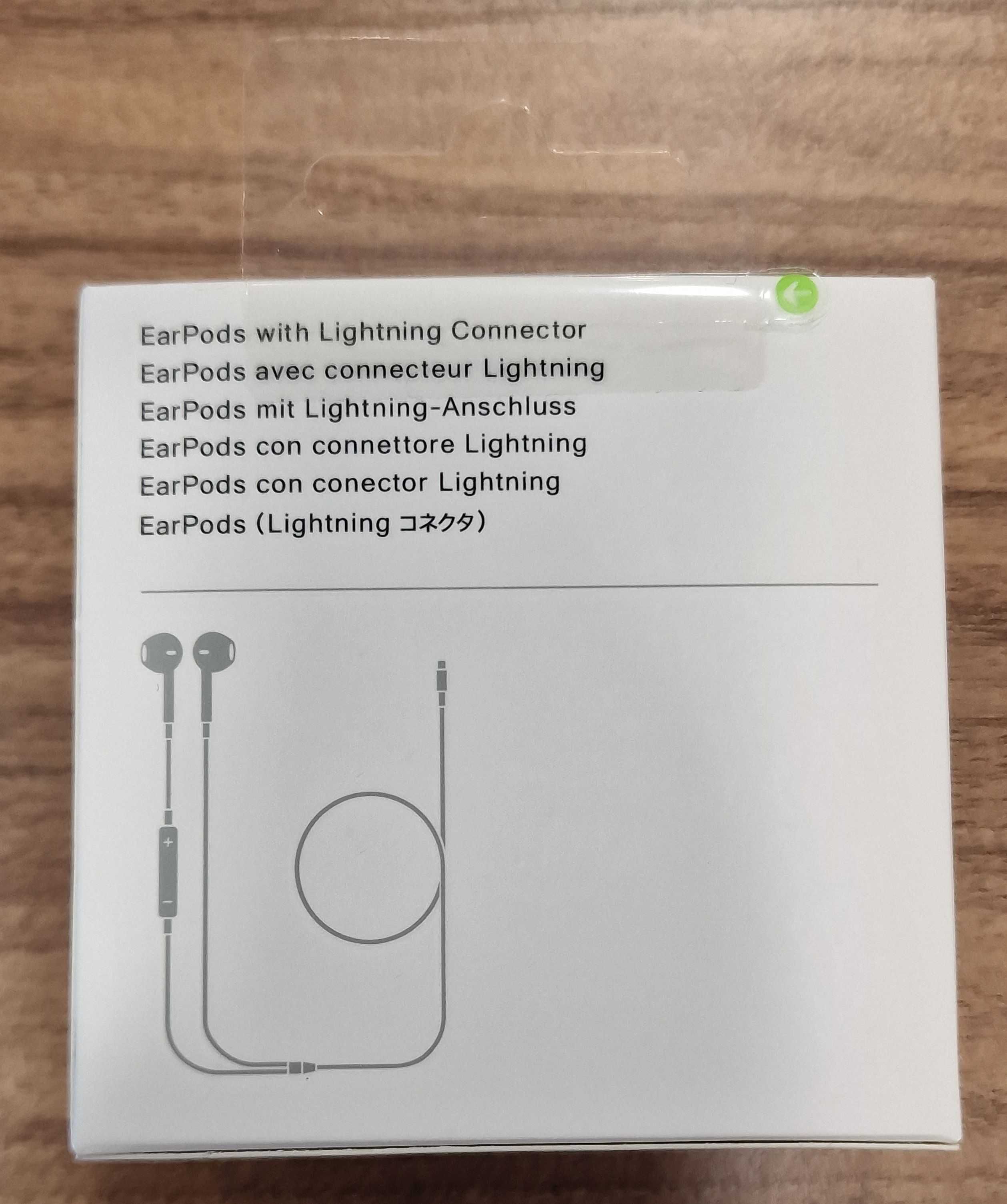 Słuchawki APPLE EarPods Lightning MMTN2ZM/A ORYGINALNE