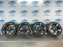 .Conjunto Jantes 19 Originais Rotor Audi S-Line A5 8T 5x112 9J ET33 8T0601025BE
