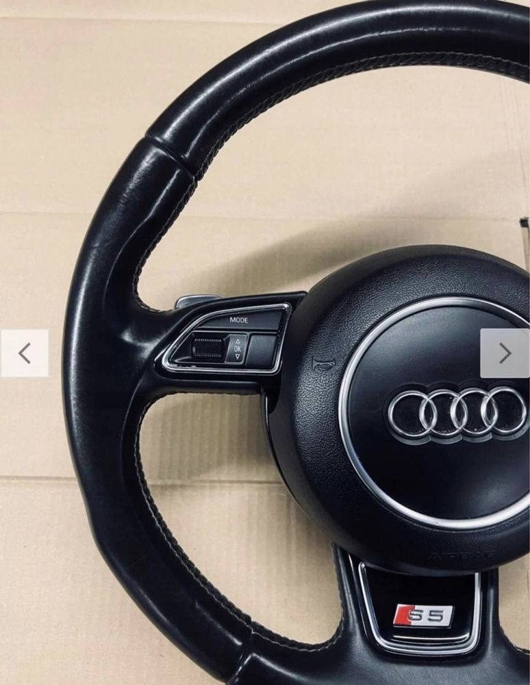 AUDI A5 S5 KIEROWNICA PODUSZKA łopatki komplet multifunkcja oryginał