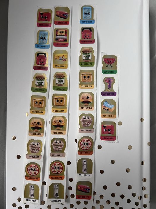 31 naklejek biedronki biedronka naklejki gang biedroniaków