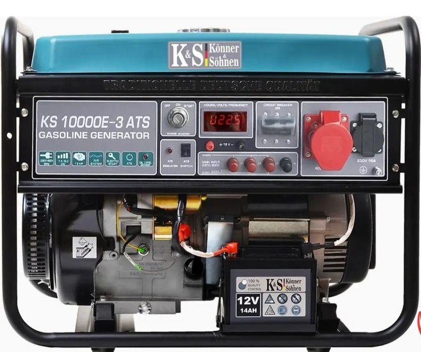 Бензиновий генератор Konner&Sohnen KS 10000E-3 ATS