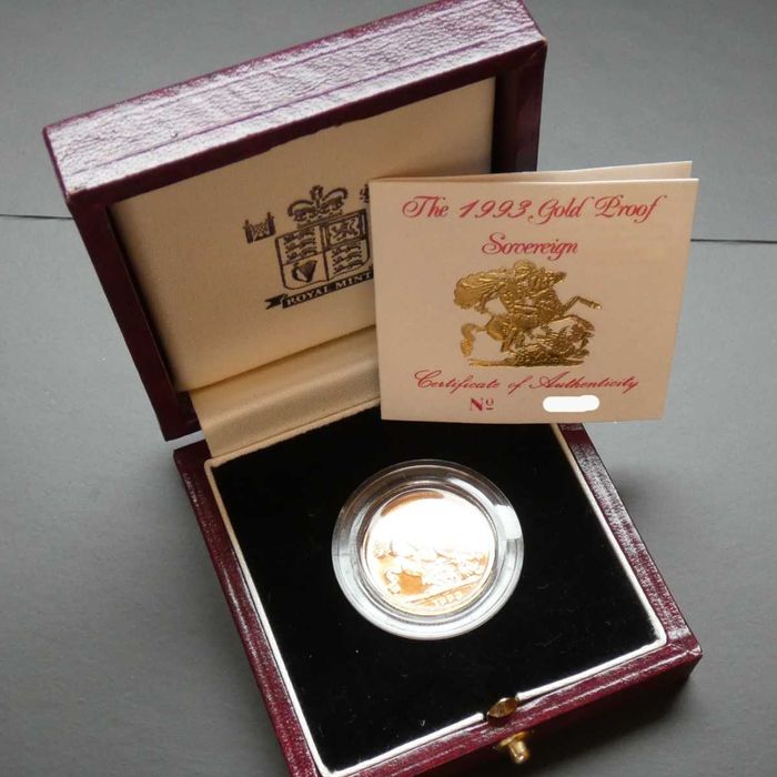 1993 Libra Ouro Proof c/ Caixa e Certificado – apenas 4349 produzidas!