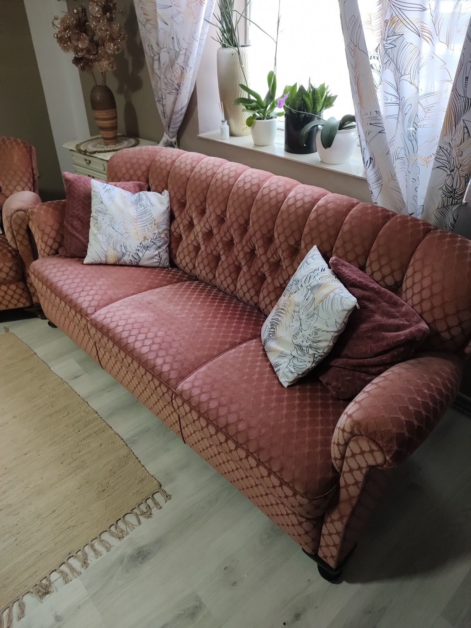 Sofa i 2 fotele komplet bez funkcji spania