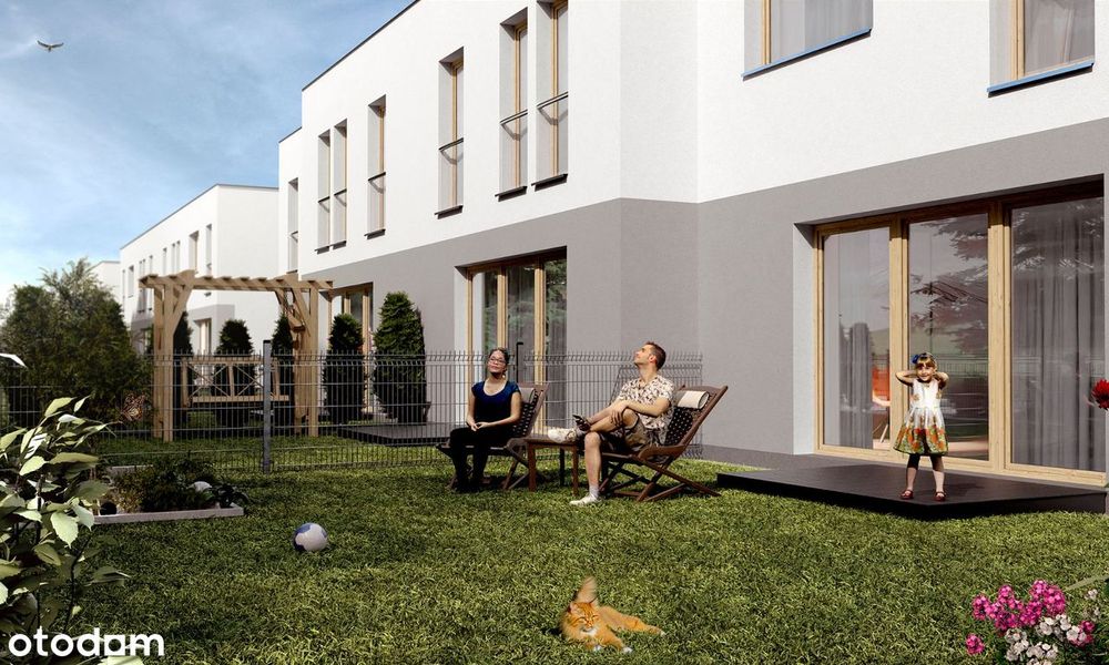 4-pokojowy dom 113m2 + ogródek Bezpośrednio