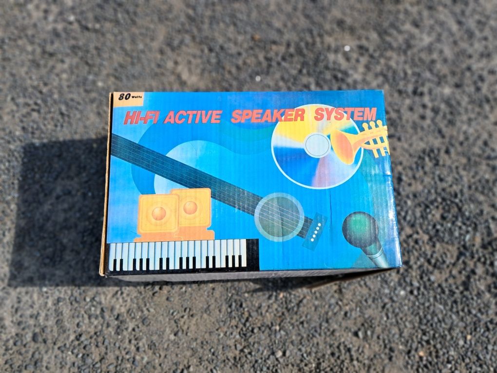 Głośniki komputerowe do retro PC lata 90.
