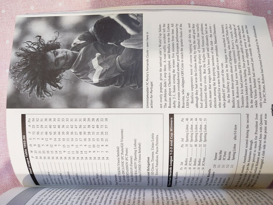 Livro Yearbook of European Football 1994/95