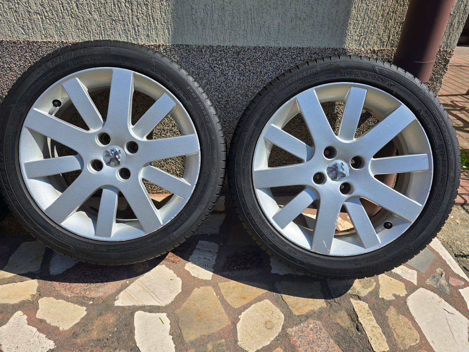 Alufelgi 4x108 R 17  Peugeot Citroën + opony w dobrym stanie