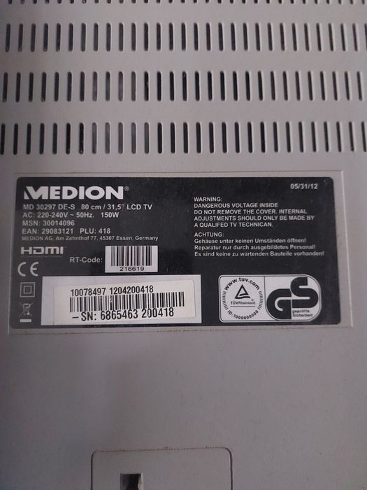 Telewizor LCD Medion