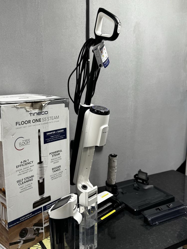 Tineco FLOOR ONE S5 Steam Smart Вологий сухий пилосос з парою
