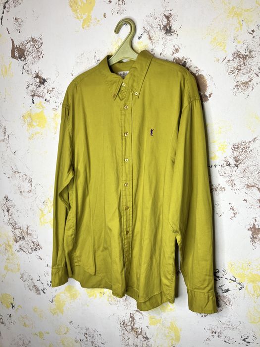 Рубашка мужская хлопок плотная очень Yves Saint Laurent оригинал L