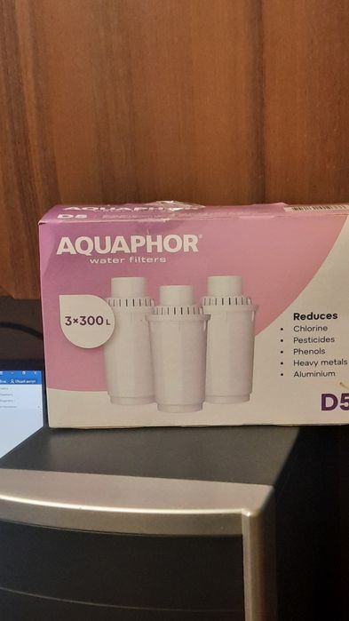 Картриджи для глечика Аквафор" D 5 в кількості 2 шт. Виробник Естонія