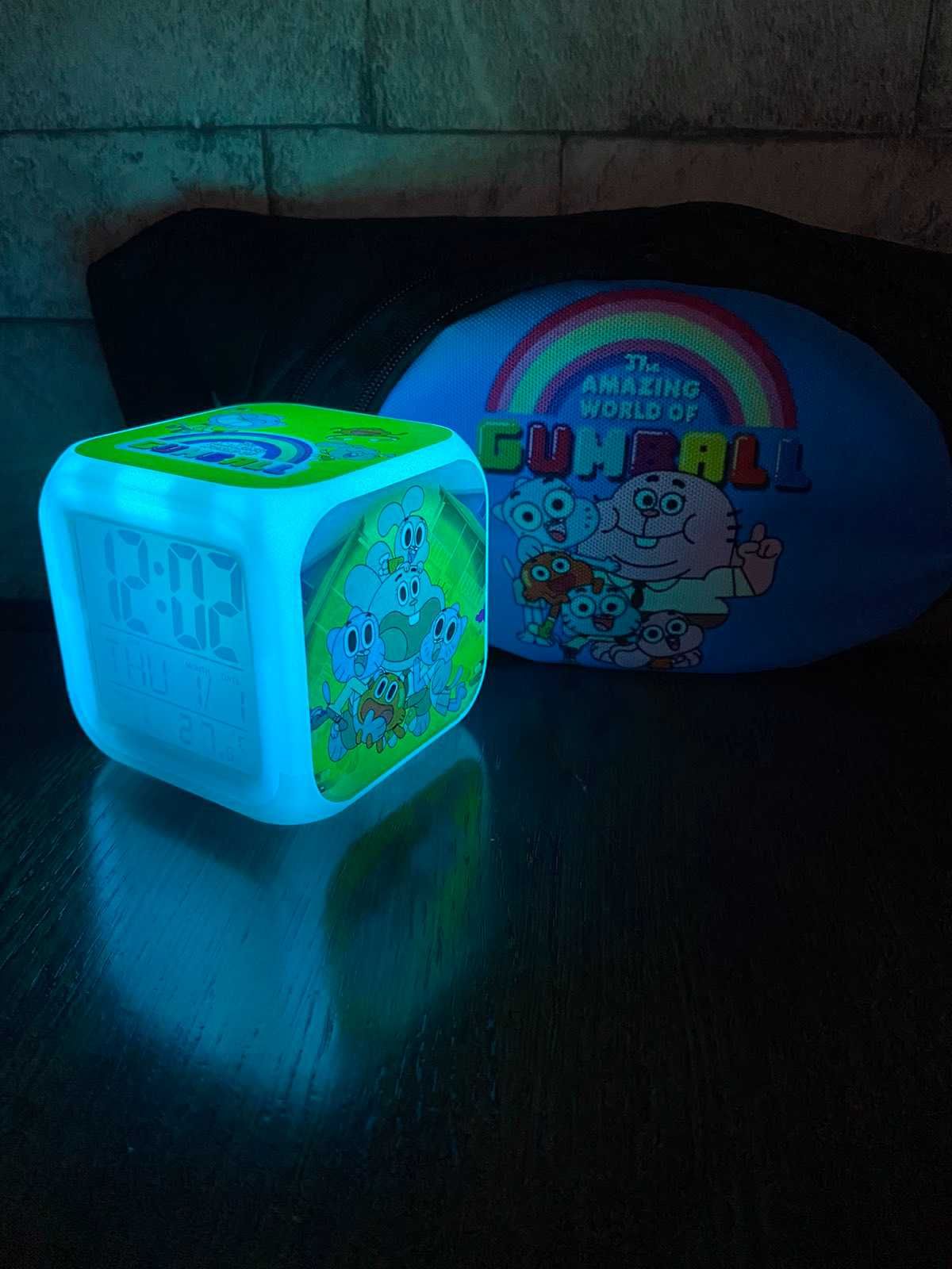 Годинник + бананка Гамбол Gumball будильник хамелеон