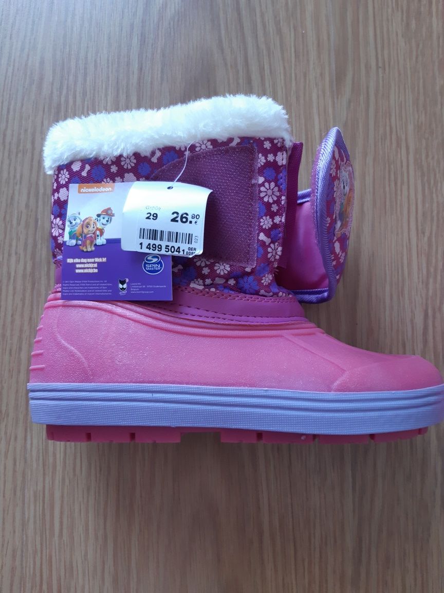 Botas inverno novas com etiqueta Nickelodeon