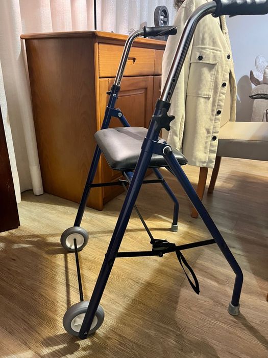 Andarilho com Assento e Rodas