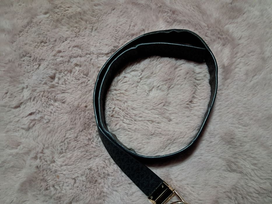 Michael Kors pasek dwustronny logowany monogram twist belt