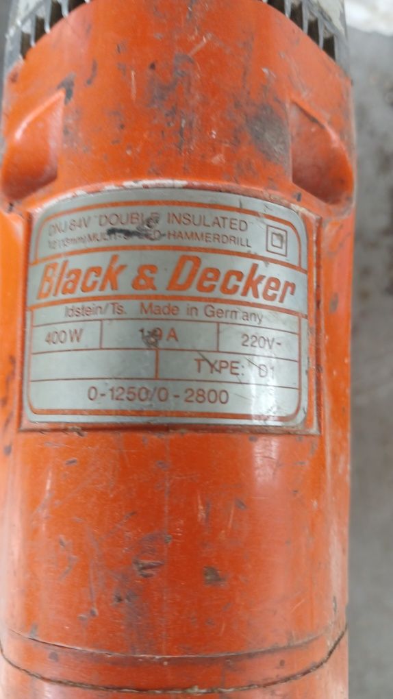 Дрель Black dekker. Не робоча