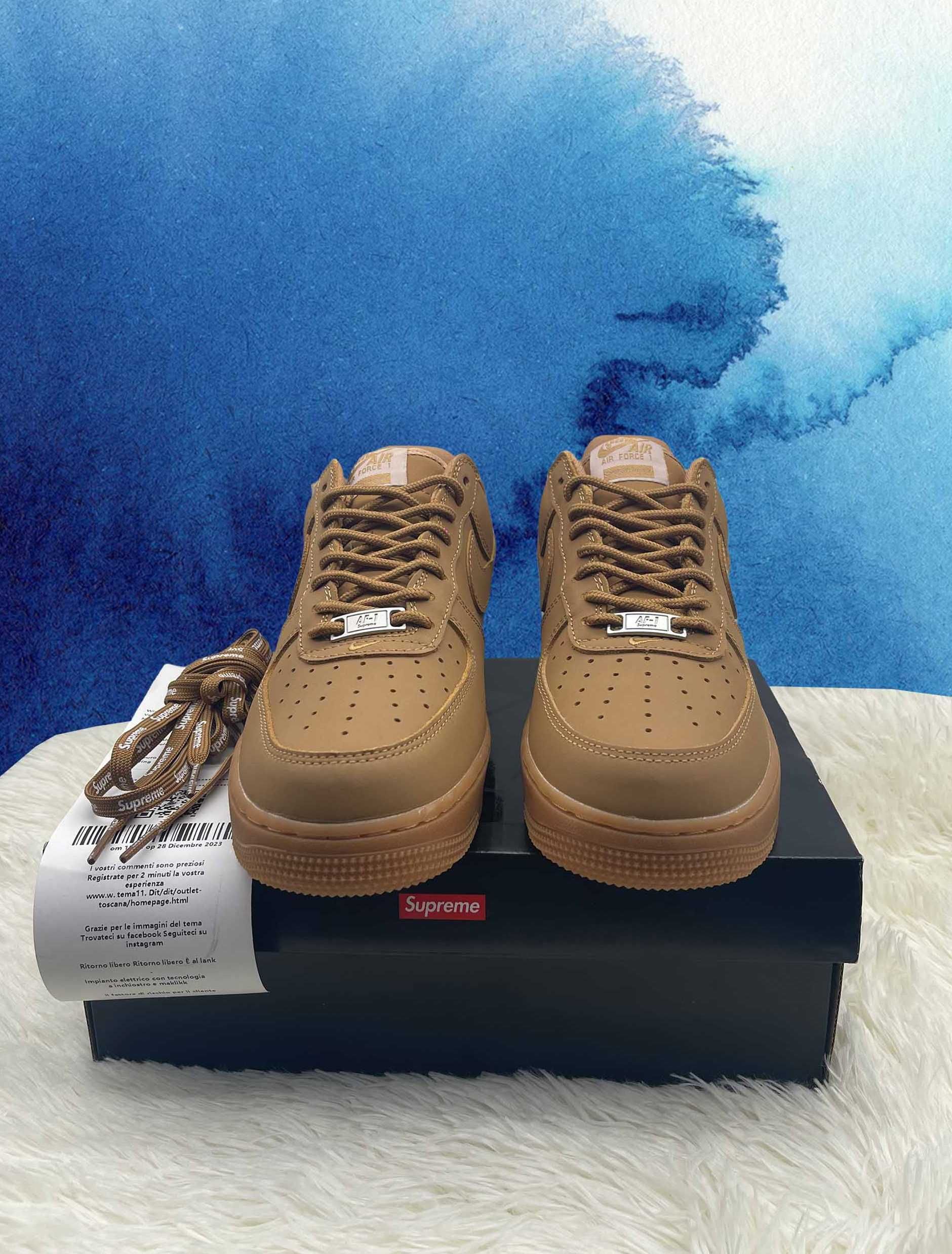 Nike Air Force 1 Low SP Supreme Wheat 42 EU / 8,5US / 26,5 CM