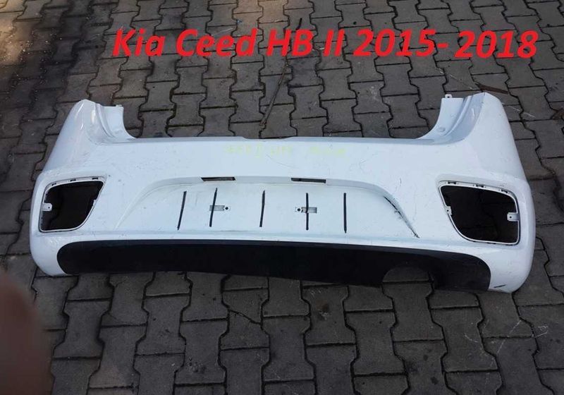 Бампер задний Kia Ceed 2 hb, Киа Сид 2