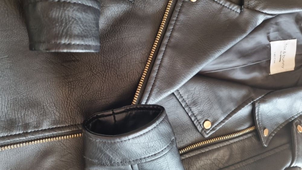 Kurtka, eko skóra Sinsay, 140cm