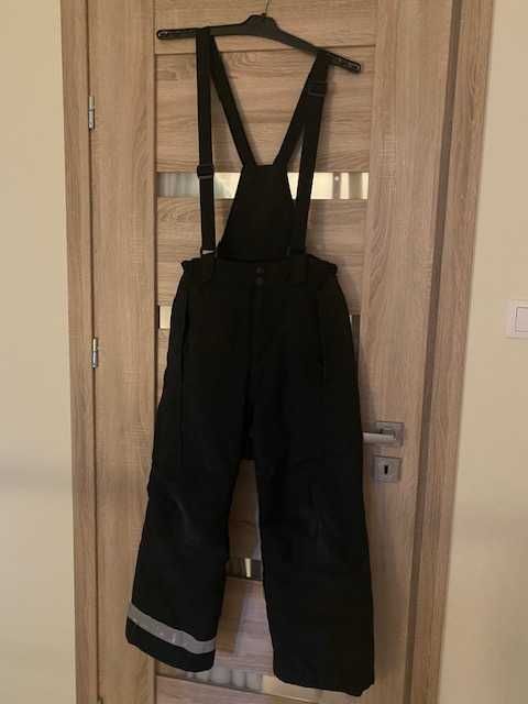 spodnie narciarskie HM, rozmiar 152, czarne