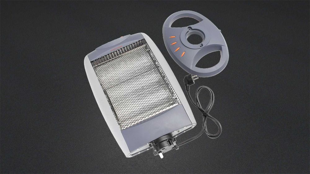 Обігрівач інфрачервоний галогенний Kitchin Plus з поворотом 1200 Вт