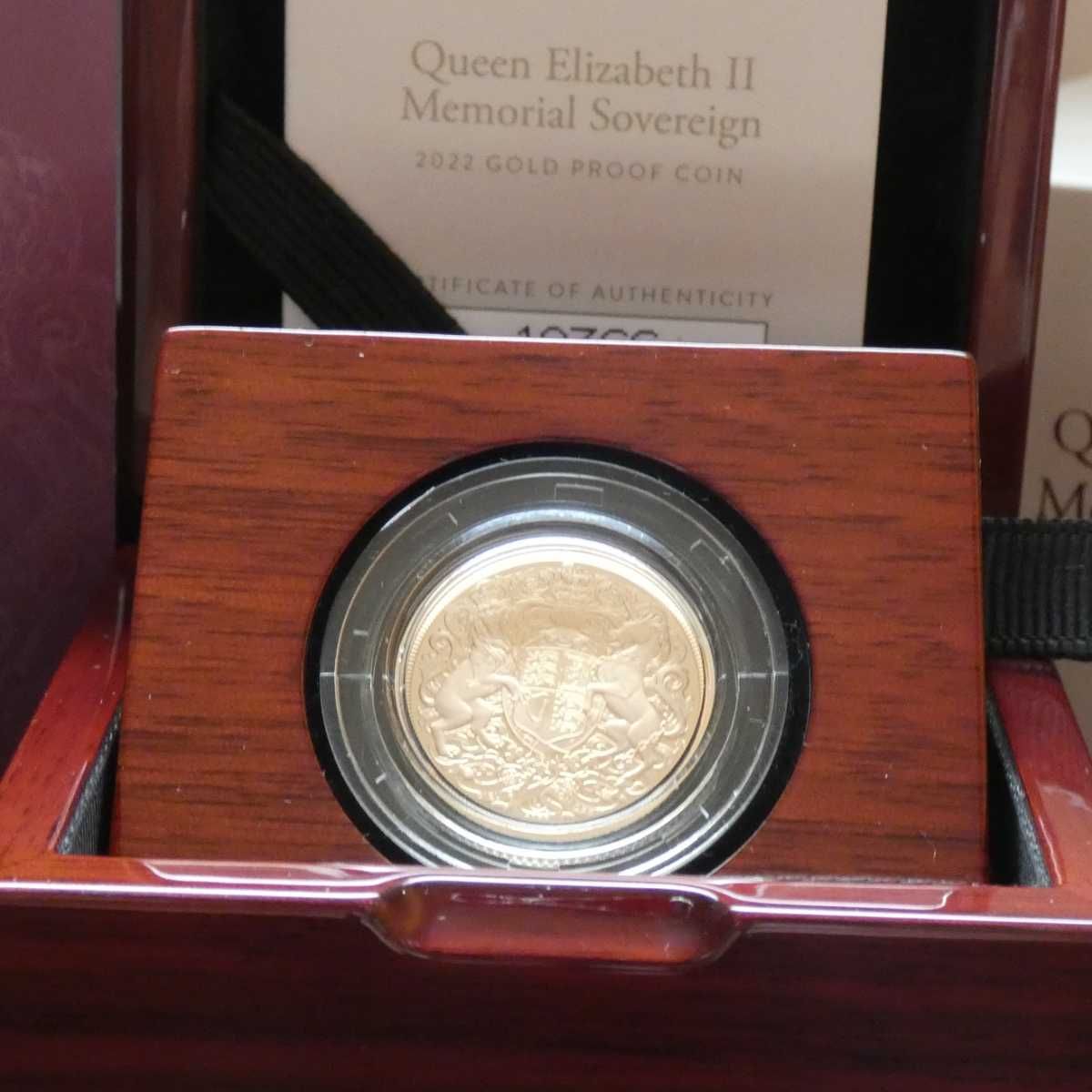 Libra Ouro Proof 2022 Memorial c/ Caixa e Certificado