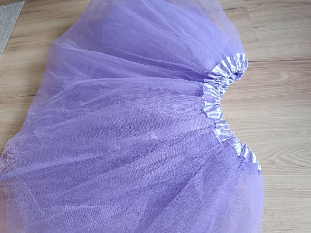 Spódniczka baletowa fioletowa rozmiar 140