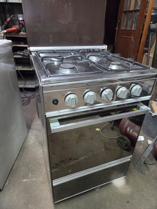 Fogão inox todo a gás