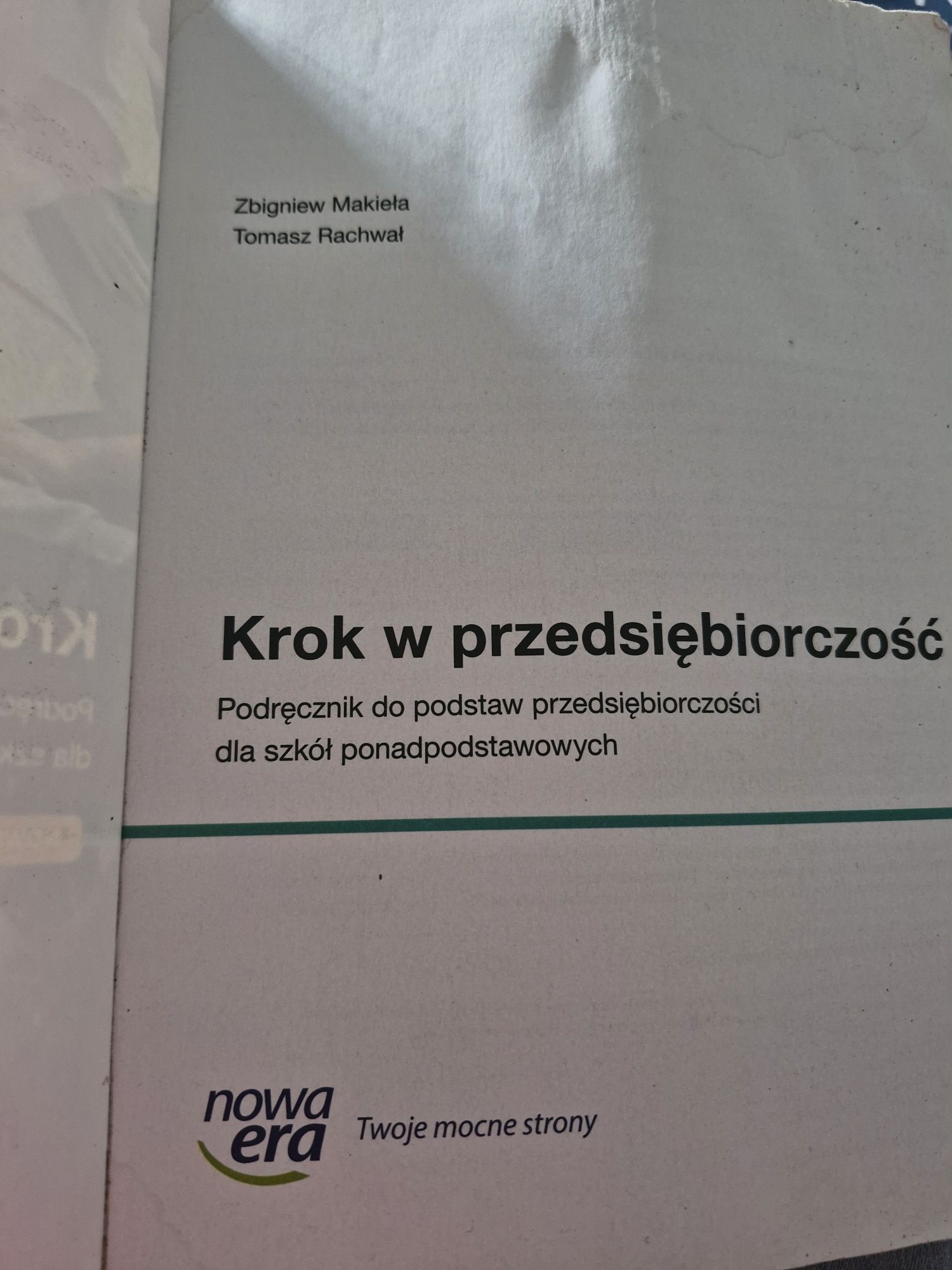Podręcznik Krok w przedsiębiorczość
