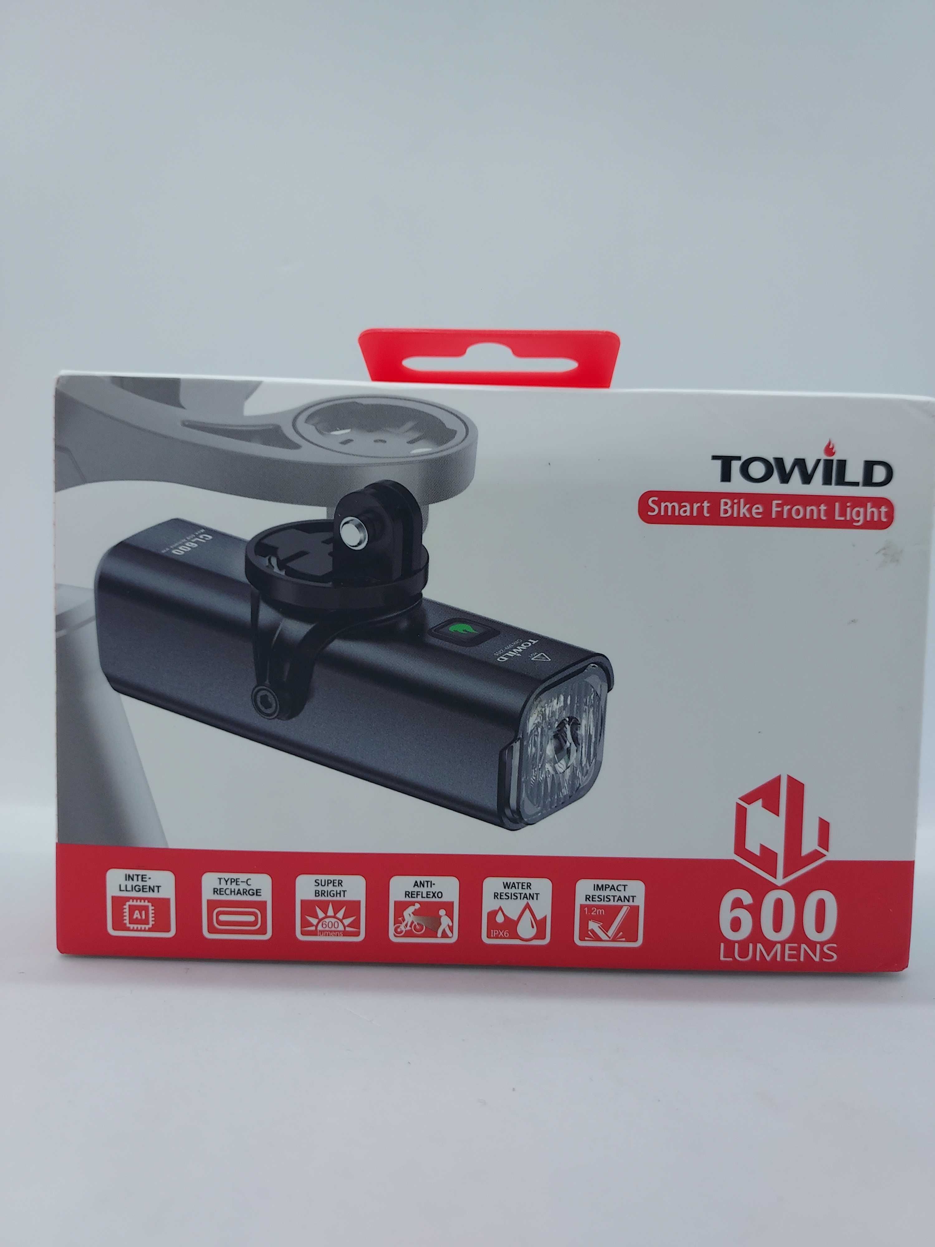 Lampka rowerowa Towild CL600 600lm USB-C Smart