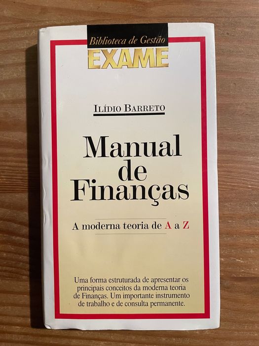 Manual de Finanças - Ilídio Barreto (portes grátis)