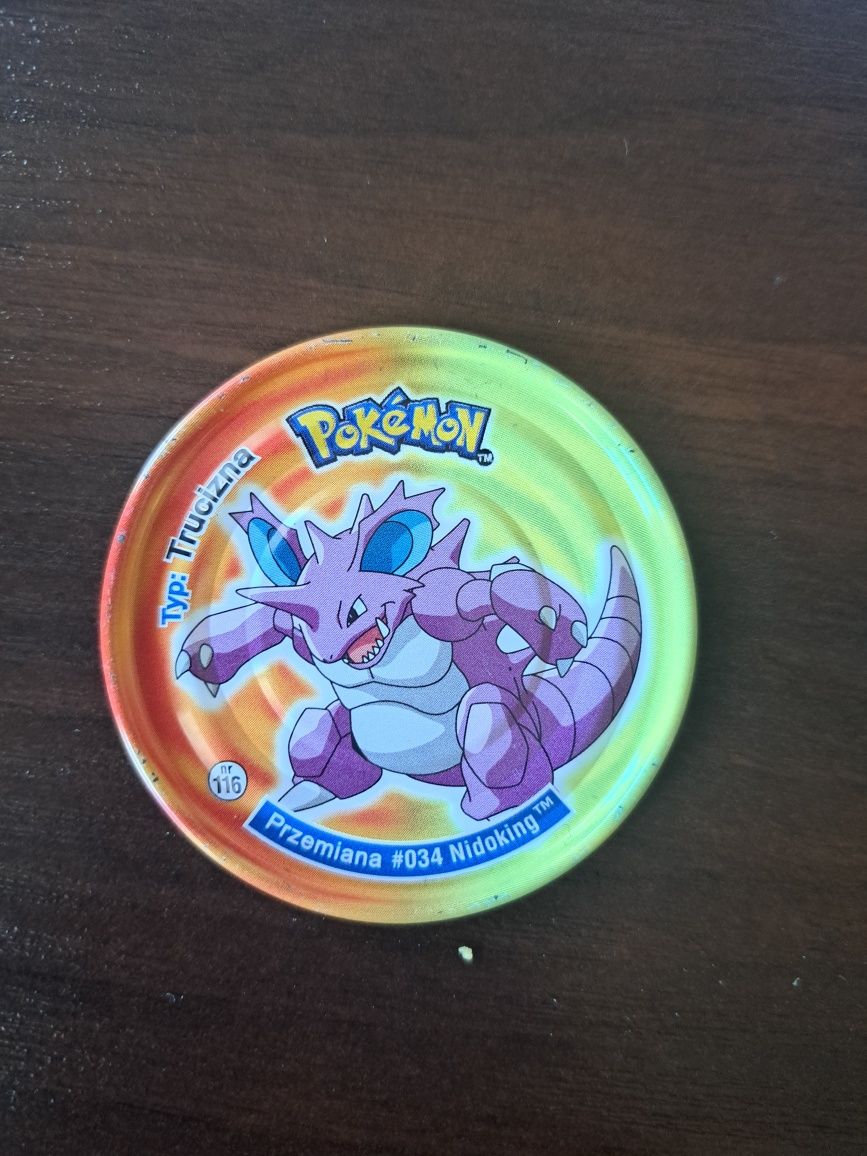 Pokemon big metal tazo Nidoking