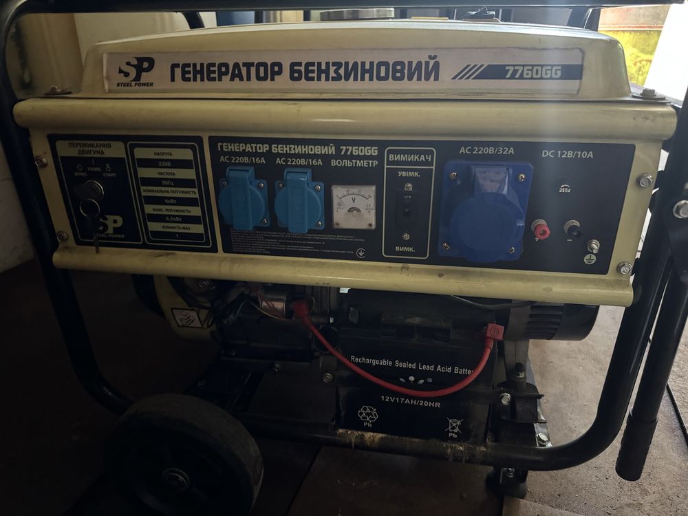 Бензиновый генератор 6.5 квт