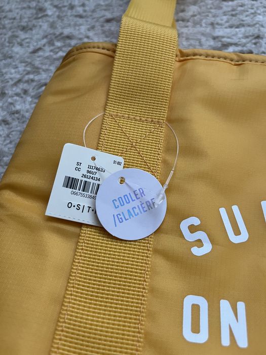 Torba termiczna chłodzaca na lunch plazowa tote bag shopperka