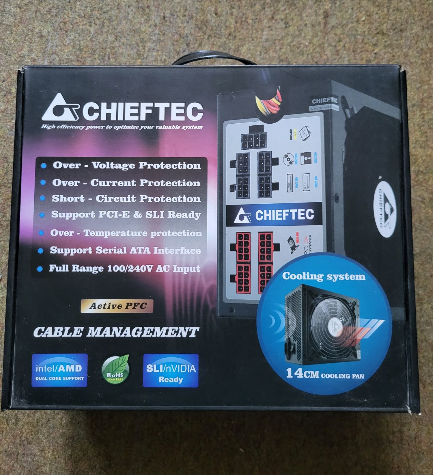 Блок питания  СНІEFTEC 600 w