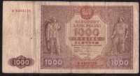 Banknot 1000 złotych 1946 - B - st. 4/5