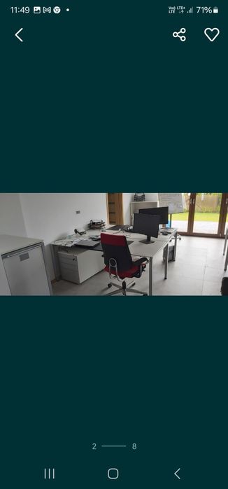 Biurko markowej firmy VS 180x90 gatunek 2