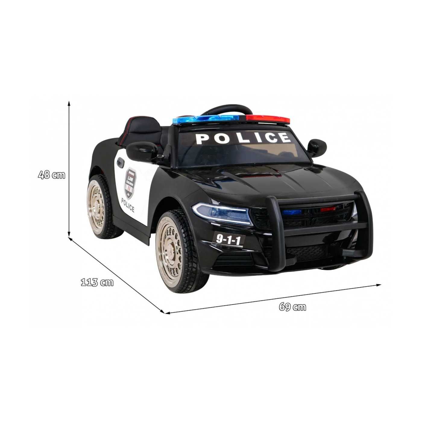 Pojazd POLICJA Samochód na akumulator radiowóz policyjny auto dzieci