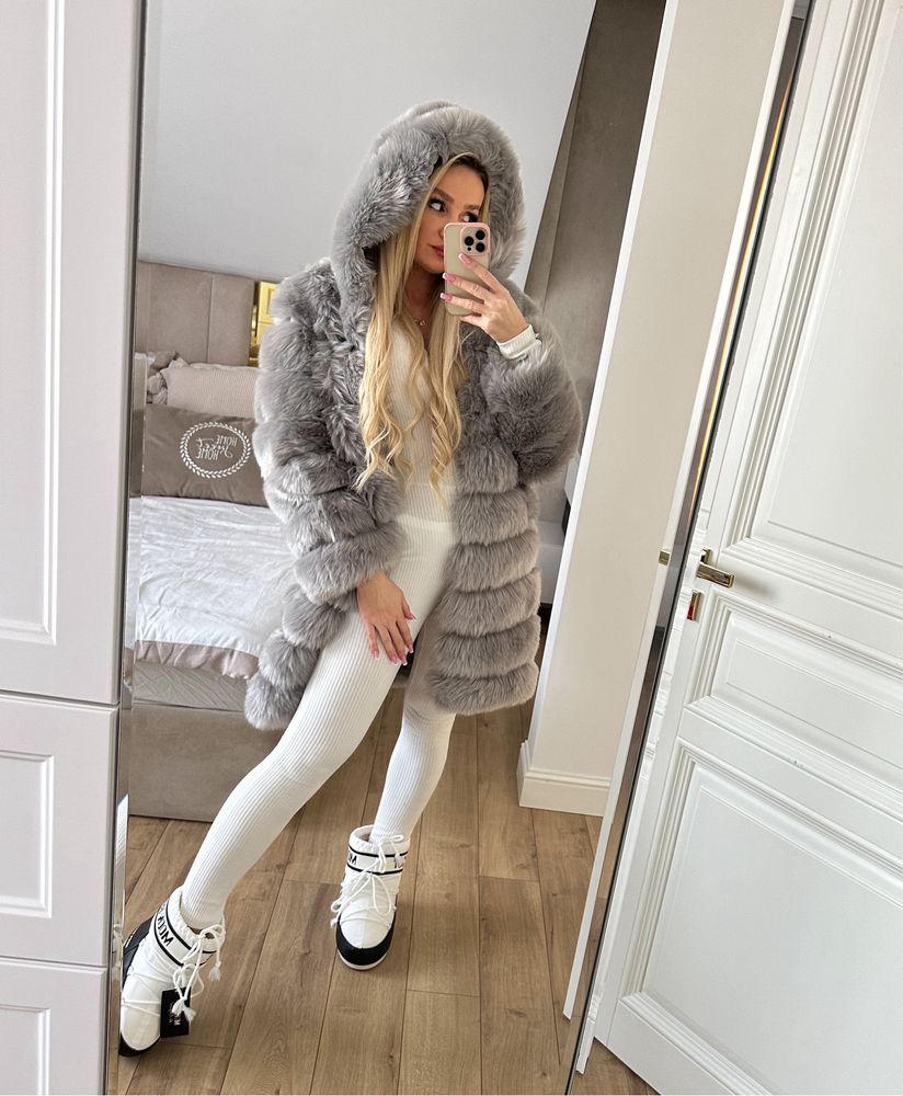 Biało czarne czarno białe buty śniegowce zimowe moon boot 36/38