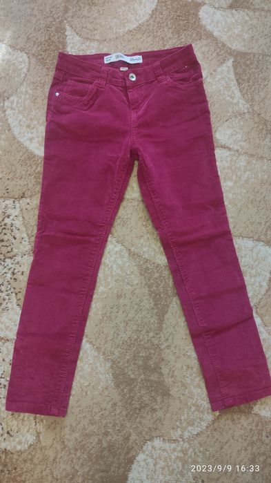 Джинси-вельвет,146 см+подарунок