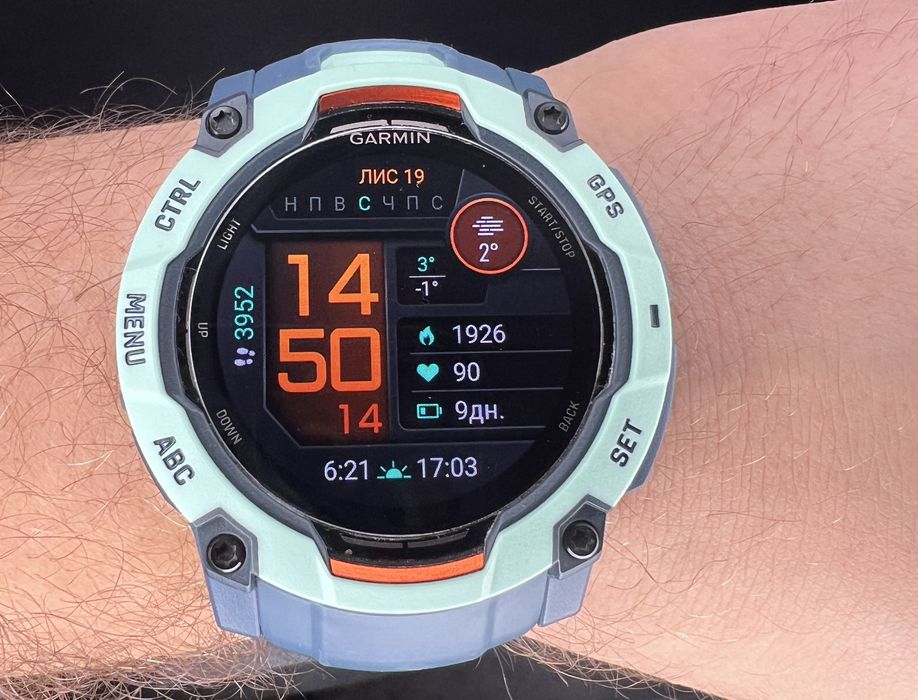 Смарт-годинник Garmin Instinct 3 50 mm AMOLED Neo Tropic