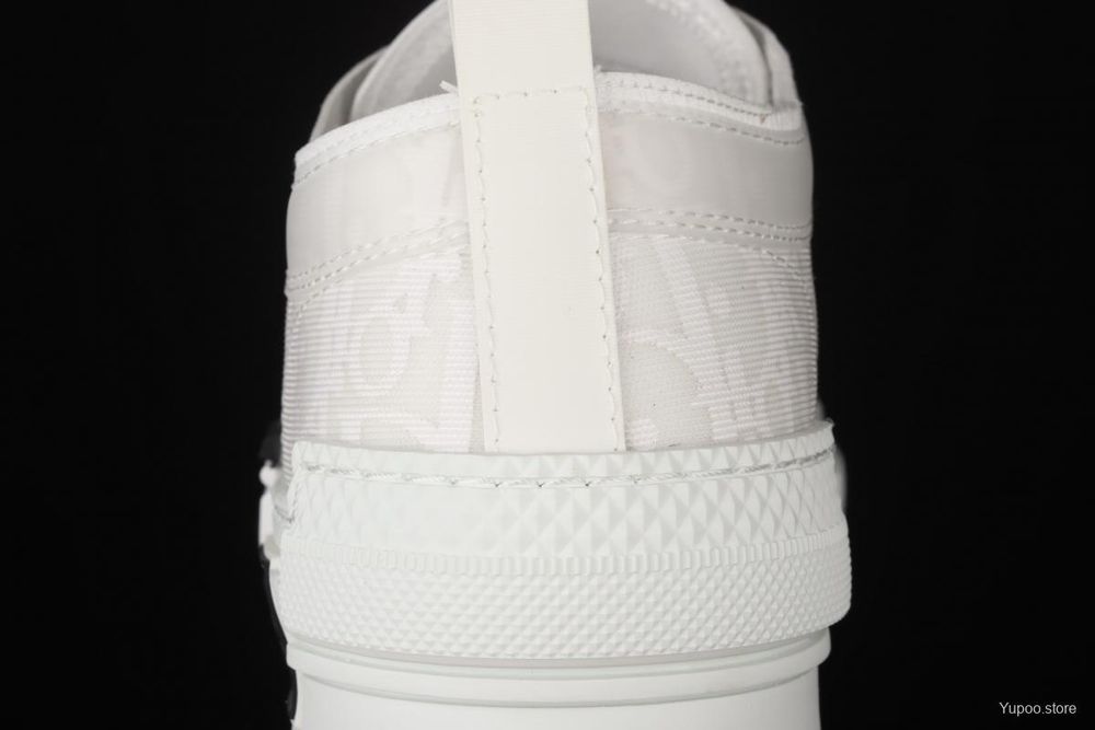 Buty Dior B-23 Oblique Low Białe
