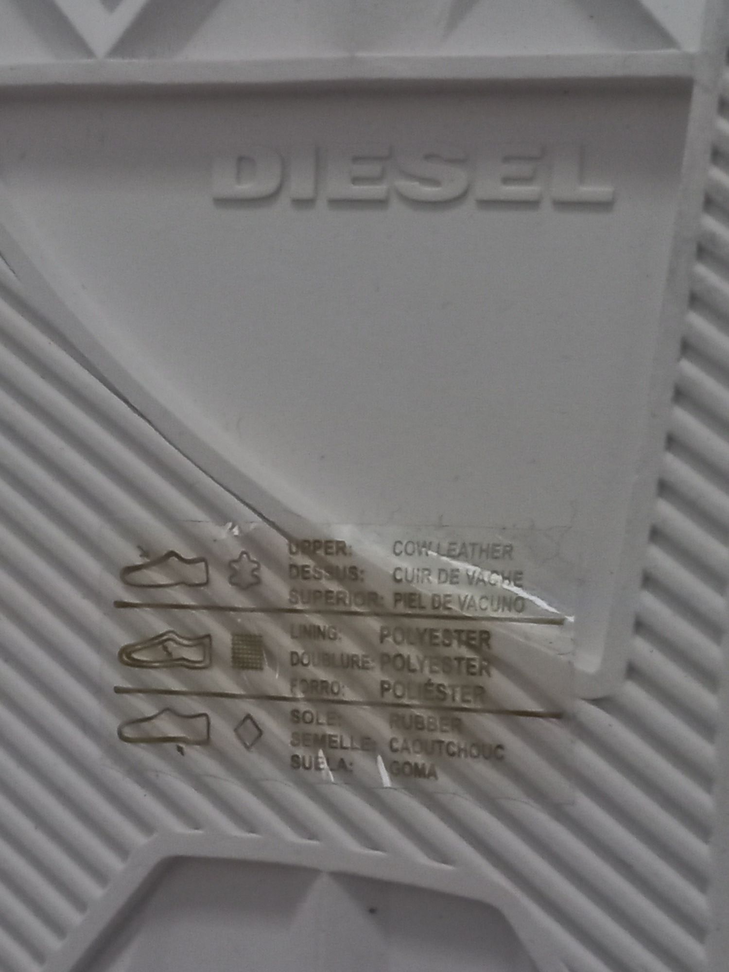 Diesel S-DESE mid cut trampki skóra męskie 46