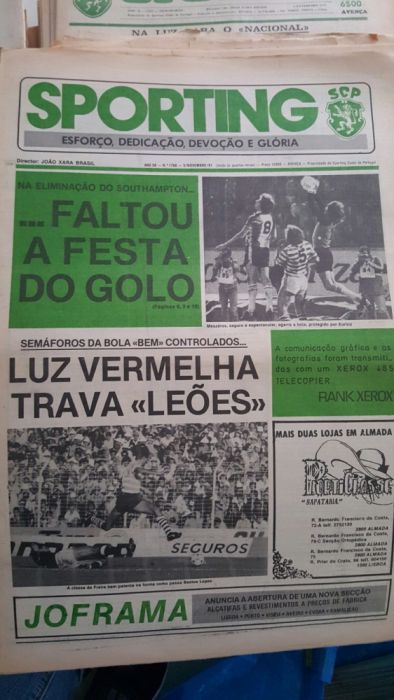 Jornal do Sporting, coleção única, desde o 1° número em formato jornal