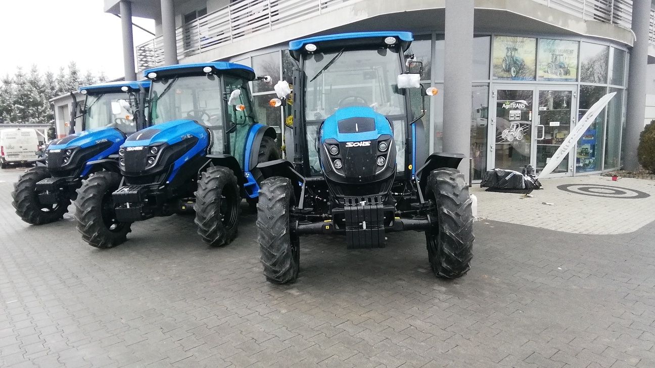 Ciągnik rolniczy SOLIS S75 4WD, 76 kM, klima, pneumatyka